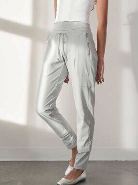 Raffaello Rossi Candy Pant Light Gray Women's Jogger Pants 40